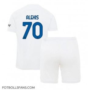 Inter Milan Alexis Sanchez #70 Replika Bortatröja Barn 2023-24 Kortärmad (+ Korta byxor)